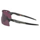 OAKLEY Men's Encoder Strike Vented Matte Grey Smoke Frame/Prizm Road Black Lenses Sunglasses (OO9235-1039)