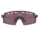OAKLEY Men's Encoder Strike Vented Matte Grey Smoke Frame/Prizm Road Black Lenses Sunglasses (OO9235-1039)