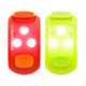 NATHAN SPORTS StrobeLight Ribbon Red/Safety Yellow LED Light Clip, 2 Pack (NS5114-20192-OSFM)