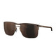 OAKLEY Holbrook TI Sunglasses with Satin Toast Frame and Prizm Tungsten Polarized Lens (OO6048-0357)