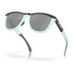 OAKLEY Frogskins Range Matte Carbon/Blue Milksh Frame/Prizm Black Lenses Sunglasses (OO9284-355)