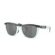 OAKLEY Frogskins Range Matte Carbon/Blue Milksh Frame/Prizm Black Lenses Sunglasses (OO9284-355)