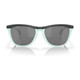 OAKLEY Frogskins Range Matte Carbon/Blue Milksh Frame/Prizm Black Lenses Sunglasses (OO9284-355)