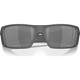 OAKLEY Heliostat Steel Frame/Prizm Black Lenses Sunglasses (OO9231-361)