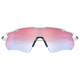 OAKLEY Unisex Radar EV Path Sunglasses with Polished White Frame and Prizm Snow Sapphire Lens (OO9208-4738)