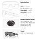 OAKLEY Unisex Radar EV Path Sunglasses with Matte Black Frame and Prizm Black Polarized Lens (OO9208-5138)