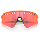 OAKLEY Sutro Lite Sweep Sunglasses with Orange Frame and Prizm Trail Torch Vented Lenses (OO9465-0839)