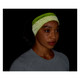 NATHAN SPORTS HyperNight Reflective Hi Vis Yellow/Hex Print Headband 2 (NS20150-40072-OSFM)
