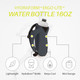 AMPHIPOD Hydraform Handheld  Ergo-Lite 16oz Black Water Bottle