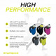 AMPHIPOD Hydraform Handheld  Ergo-Lite 16oz Black Water Bottle