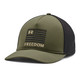 UNDER ARMOUR Men's Freedom Marine OD Green/Black/Desert Sand Trucker Cap 1351640-391-OSFA
