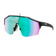 KOO Alibi Black Matte/Green Photochromic Mirror Sunglasses (OEY00009-848-UNI)