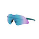 KOO Nebula Teal Matt/Dark Turquoise Mirror Frameless Sunglasses (OEY00015-841)