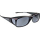 JONATHAN PAUL Aria Midnight Oil Black/Gray Lens Large Sunglasses (1082728)