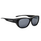 JONATHAN PAUL Allure Satin Black/Gray Sunglasses (1092826)