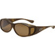 JONATHAN PAUL Glides Brushed Horn/Amber Lens X-Small Sunglasses (1082809)