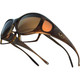 JONATHAN PAUL Lotus Brushed Horn/Amber Lens Medium Sunglasses (1082830)