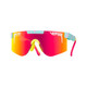 PIT VIPER The Playmate XS Blue with Pink and White Splatter Sunglasses (E-2K-PLAYMTE-JXS)