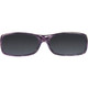JONATHAN PAUL Aria Purple Heart/Gray Lens Large Sunglasses (1082748)