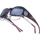 JONATHAN PAUL Aria Purple Heart/Gray Lens Large Sunglasses (1082748)