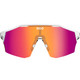 KOO Alibi White Matt/Photochromic Fuchsia Mirror Large Cycling Sunglasses (OEY00009-963.L)