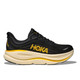 HOKA Men's Bondi 9 X-Wide Carbon Black/Yellow Gold Running Shoes
