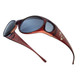 JONATHAN PAUL Aurora Claret/Grey Lens Fitover Sunglasses (1082750)