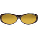JONATHAN PAUL Aurora Brown Marble Gold Yellow Small Sunglasses (1082754)