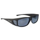 JONATHAN PAUL Jett Matte Black/Grey Lens Fitover Sunglasses (1082817)