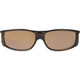 JONATHAN PAUL Jett Brown Marble/Amber Lens Large Sunglasses (1082819)