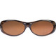JONATHAN PAUL Aurora Brown Marble/Amber Lens Small Sunglasses (1082753)