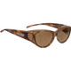 JONATHAN PAUL Ikara Tiger Eye/Amber Lens Medium Sunglasses (1082814)