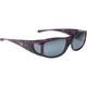 JONATHAN PAUL Jett Purple Haze/Gray Lens Large Sunglasses (1082820)