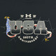 UNDER ARMOUR Men's Freedom 1776 Black/White T-Shirt