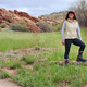 INJINJI Women's Liner plus Hiker Maroon Socks