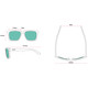 GOODR Tropical Hibiscus Tea Party Sunglasses (G00857-SLG-01)