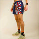 CHICKNLEGS Men's USA Eagle 5in DS Running Shorts