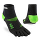 INJINJI Unisex Trainer Mini-Crew Lime Running Socks