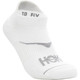 HOKA Unisex No-Show Run White Sock