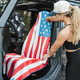 SPRINTS American Flag Car Seat Cover Towel (2061023830-3)