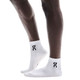 ON FOOTWEAR Unisex Logo Mid White Socks, 3 Pairs