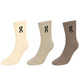 ON FOOTWEAR Unisex Logo Mid Hare/Brume Socks, 3 Pairs