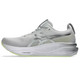 ASICS Men's Gel-Kayano 33 Platinum Platinum/Glow Green Running Shoes