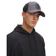UNDER ARMOUR Men's Freedom Mid Castlerock/Black Trucker Hat (6003571-025-OSFA)