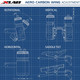 XLAB Aero Carbon Wing System Gen 2 with Xenon Cages (3208)