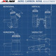 XLAB Aero Carbon Wing System Gen 2 with Gorilla Cages (3206-Matte)