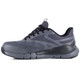 REEBOK Men's Flex Trainer Composite Toe Gray/Black Work Shoes with Elevated Ease On/Off (RB5122)