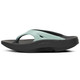OOFOS Women's OOriginal Sport Black/Oasis Thong Sandal