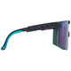 PIT VIPER The Midnight Original 2.0 Wide HDPV Polarized Purple Sunglasses (E-NR-MIDNIHT-HCP-PR)