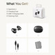 SHOKZ OpenDots 2 Open-Ear Clip-On Black Earbuds (E320-ST-BK-US)